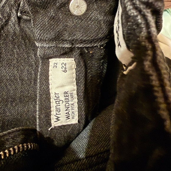 Wrangler Dark Gray Flare Jeans 32 - Picture 5 of 7